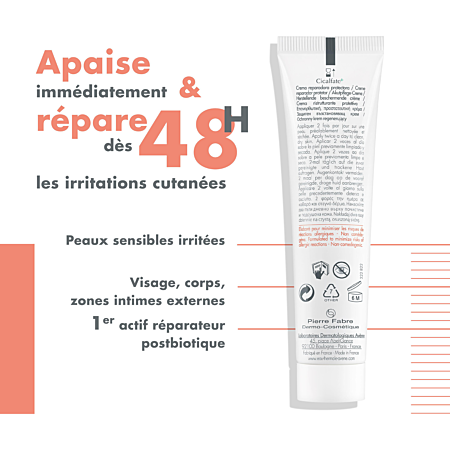 Avène Cicalfate+ crème réparatrice protectrice - peaux sensibles et irritées 40 ml
