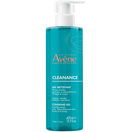 Avène Cleanance Gel Nettoyant Purifiant Matifiant 400 ml