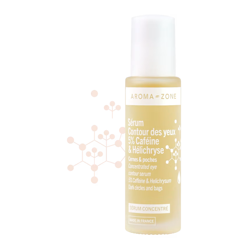 Aroma Zone Sérum concentré Contour des yeux 5% Caféine & Hélichryse