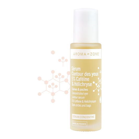 Aroma Zone Sérum concentré Contour des yeux 5% Caféine & Hélichryse